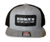 Edna's flat bill baseball hat with patch